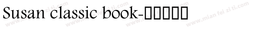 Susan classic book字体转换